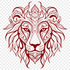 Beautiful Big Cat In DXF - For Free Download, Commercial Use