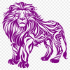 Unique Standing Lion - DXF Digital File