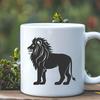 Artistic Lion In SVG - Free Download