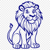 Free Stunning Lion Vector Image