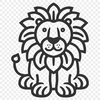 Free Free Lion - Free DXF Download, Commercial Use