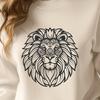 Lion In DXF Format - Free Commercial Use License