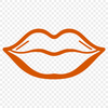 Isolated Lips Anatomy Illustration A detailed illustration of human anatomy, featuring isolated lips.
