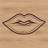 Illustrated Lip Art Human lips illustration in vector format.