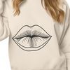 Beautiful Human Lip Vector Art High-resolution illustration of human lip anatomy with detailed shape and structure.
