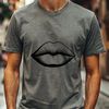 Anatomy Illustration of Human Lips An illustration of human lips, ideal for vector design projects.