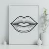 Detailed Human Mouth Vector Art High-quality vector illustration of the human mouth anatomy, featuring detailed lips.