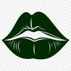 Detailed Vector Lips Anatomy Diagram A detailed illustration of human lips anatomy, suitable for graphic design and vector art projects.