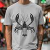 Crustacean Ocean Creature Illustration A detailed illustration of a crustacean sea creature commonly found in oceans around the world.