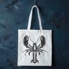 Vector Lobster Design A detailed illustration of a lobster's shell and claws, suitable for vector graphics.