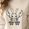 Marine Delicacy SVG Clip Art A vector illustration of a lobster, a marine animal commonly found in the ocean.