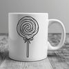 Lollipop SVG Design Free Download A colorful illustration of a lollipop, suitable for digital and commercial use.
