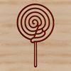 Lollipop Clip Art Vector Image A colorful illustration of a traditional candy lollipop on a transparent background.