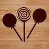 Lollipop Vector Art A digital representation of a classic candy treat in vector format.