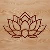 Beautiful Symbolic Lotus Design An ornamental graphic representation of the lotus plant with symbolic meaning in various cultures.