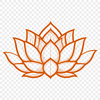 Symbolic Lotus Design A detailed vector design of the lotus plant used as a symbol in various cultures.