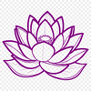 Spiritual Blooms A stylized illustration of the lotus flower, often associated with religious and spiritual themes.
