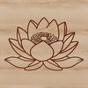 Intricate Lotus Design Clip Art A stylized illustration of a lotus flower with intricate details, suitable for graphic design projects.
