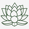 Eastern Symbolism Botanical Art An illustration of a lotus flower, a symbol with significant religious and cultural meaning in many Eastern societies.