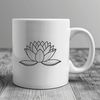Free Vector Lotus Design Download A detailed illustration of a lotus flower, suitable for vector design and commercial use.