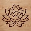 Beautiful Lotus Design Vector A stylized illustration of a lotus flower, suitable for vector designs and digital applications.