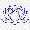 Intricate Lotus Design A stylized illustration of a lotus flower with intricate details.