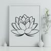 Eastern Inspiration Lotus Flower Icon Illustrative representation of the lotus flower, a symbol often associated with Eastern religions.