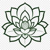 Religious Symbolism in Bloom A detailed illustration of the lotus flower, a symbol with significant religious and cultural importance.