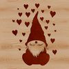 Cute Mythical Creature with Love Hearts Vector A small mythical creature with love hearts sitting on its head, designed as vector art.