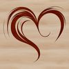 Vector illustration of a decorative love heart, ideal for crafting and design projects.