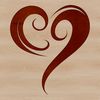 Intricately Designed Ornate Heart Icon A stylized, ornate heart shape with intricate details.