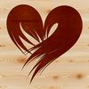 An intricate vector design featuring a heart symbol with decorative elements.