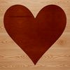 A simple heart shape silhouette in vector format.