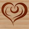 A simple heart shape designed in vector format, suitable for various digital applications.