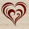 Simple Heart Shape A simple geometric shape in the form of a heart, suitable for various design purposes.