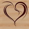 Ornate Heart Shape Design A stylized heart shape with intricate details, suitable for vector graphics and digital design.