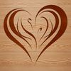 Stylized Heart Illustration in SVG Format A stylized illustration of a love heart in vector format.