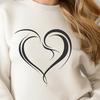 Artistic Love Heart - Cricut DXF