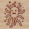 Vector Germ Graphics Design A microscopic representation of a bacterium in vector format.