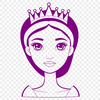 A young female royalty character depicted in a traditional princess attire.