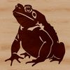Free Toad Clip Art SVG An editable vector graphic of a toad suitable for cutting machine designs or digital artwork.