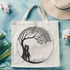 Heart-Shaped Branches SVG Design A stylized illustration of a tree with intertwining branches forming a heart shape.