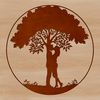 Heartwarming Wedding Decorations Vector An elegant vector design of a lovers' tree, perfect for wedding or Valentine's Day decorations and crafts.