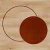 Celestial Shape Design A simple moon shape designed as an SVG vector graphic.