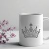 Beautiful Crown Clip Art Vector Graphic A digital representation of a crown, created as a scalable vector graphic (SVG).
