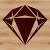 Scalable Diamond Icon SVG Image A geometric shape with sharp angles and pointed corners, represented as a scalable vector graphic.