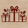 A simple, vector illustration of a gift box with a ribbon and bow.