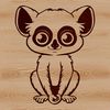 Lemur Clip Art Vector Image An illustration of a Lemur in a natural habitat.