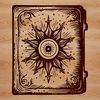 Dark Magic at Hand A spell book open on a dark wooden table, surrounded by candles and mystical artifacts.