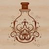 Witchcraft Symbol Art Ornate illustrations of witchcraft symbols and magic potions.